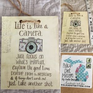 Artist Made Quote Wall Art